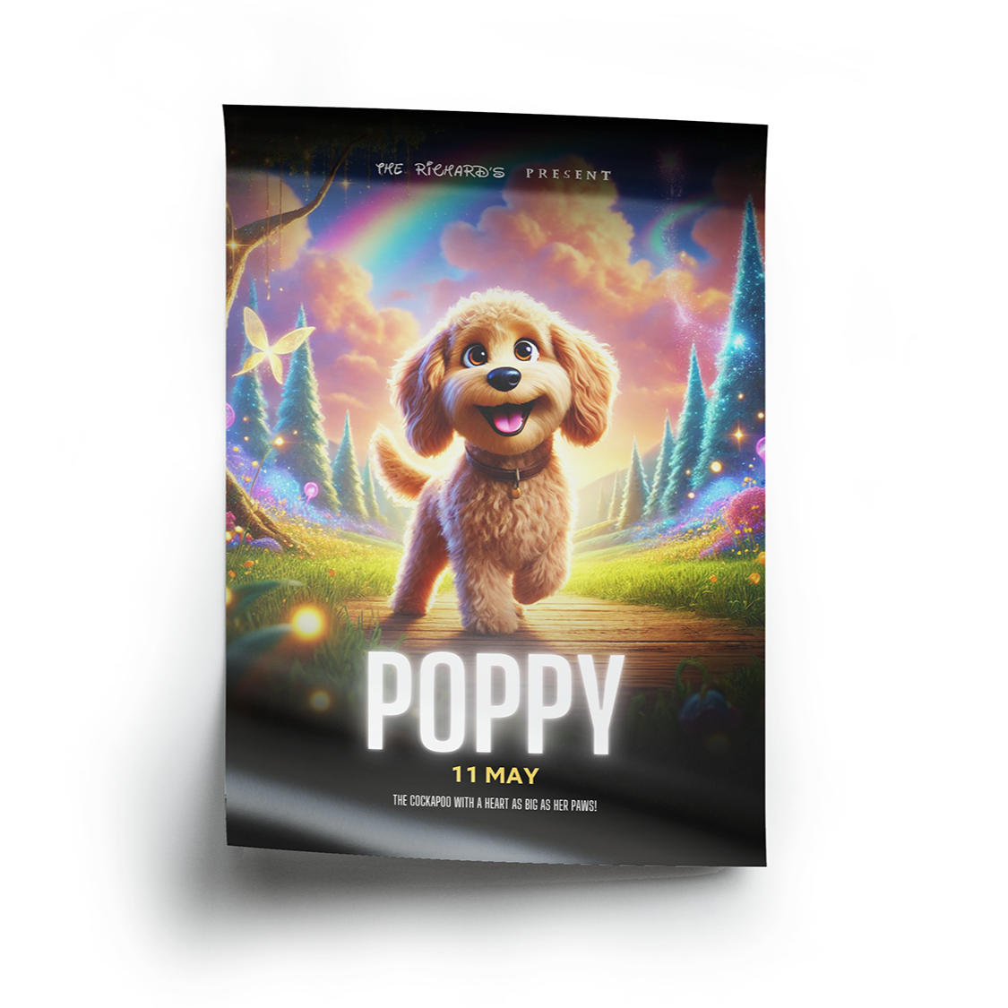 Pet Portrait Movie Poster - Unframed - My Store