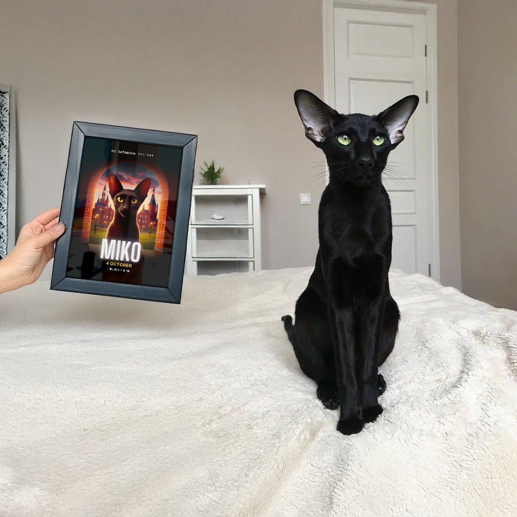 Pet Portrait Movie Poster - Canvas - My Store