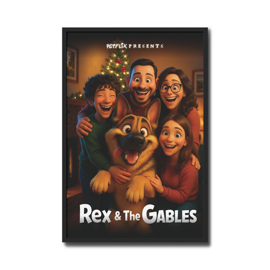 Pet Portrait Movie Poster - Framed