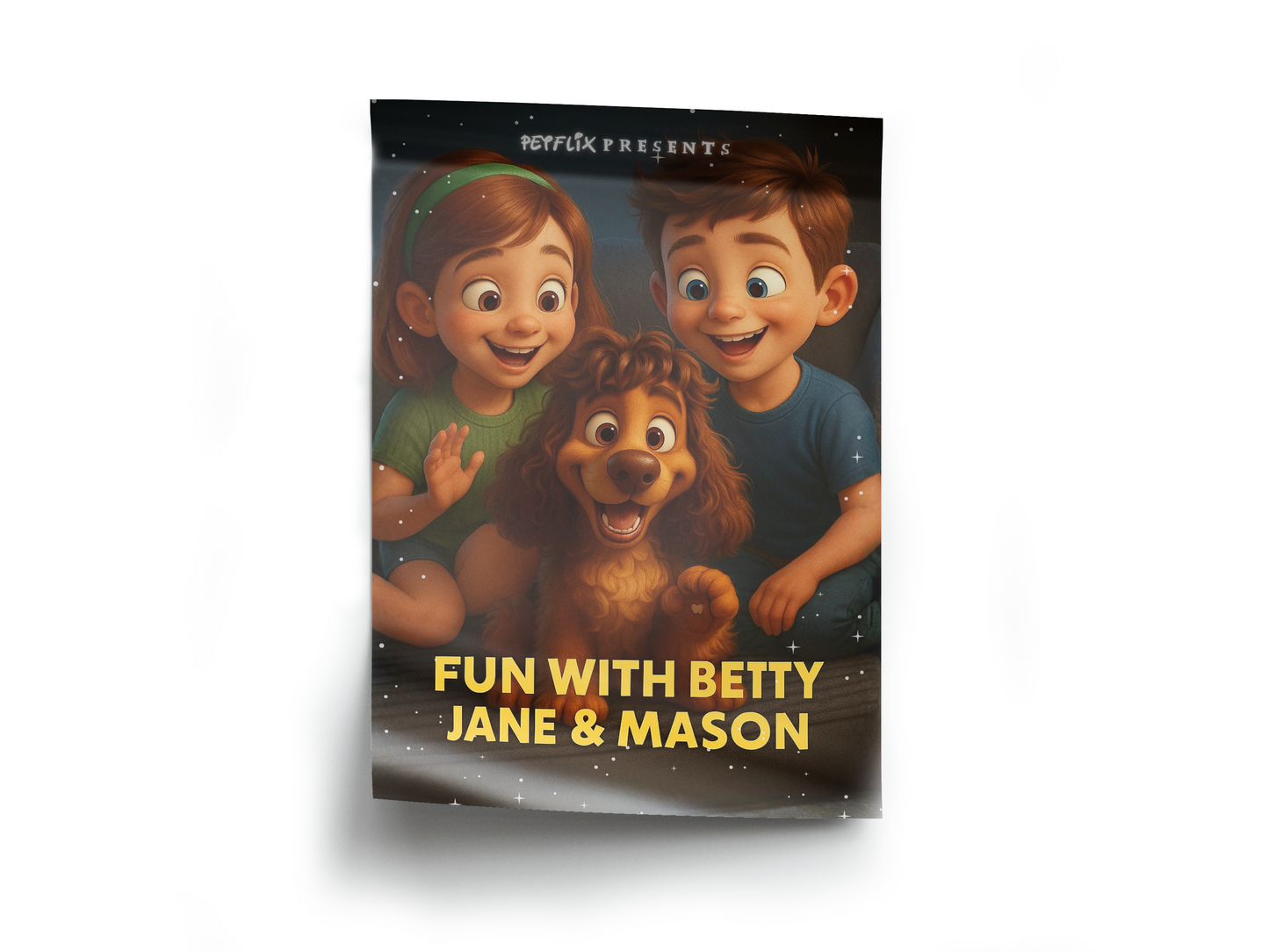 Pet Portrait Movie Poster - Unframed