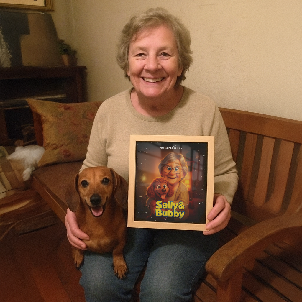 Pet Portrait Movie Poster - Framed