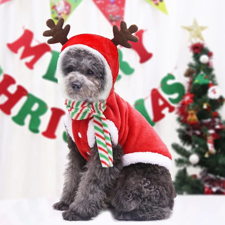 Christmas Snowman Dog Costume – Festive Holiday Outfit for Small & Medium Dogs