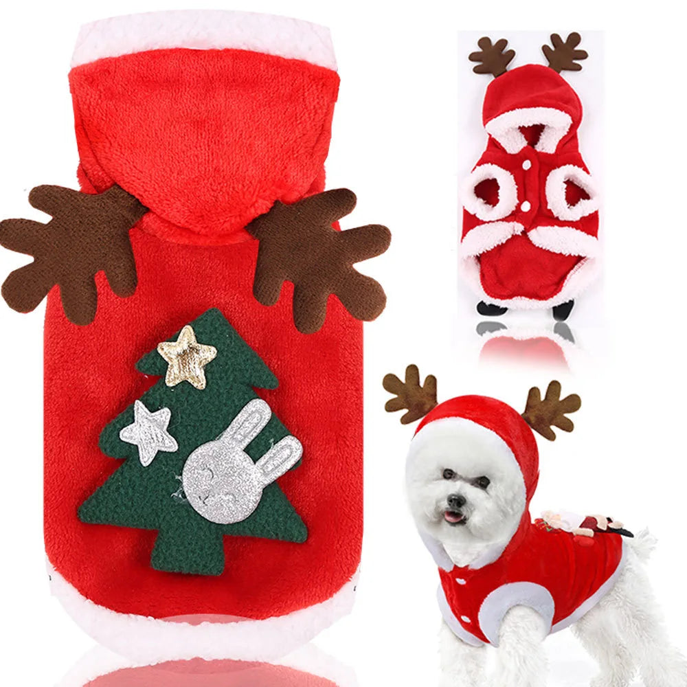 Christmas Snowman Dog Costume – Festive Holiday Outfit for Small & Medium Dogs