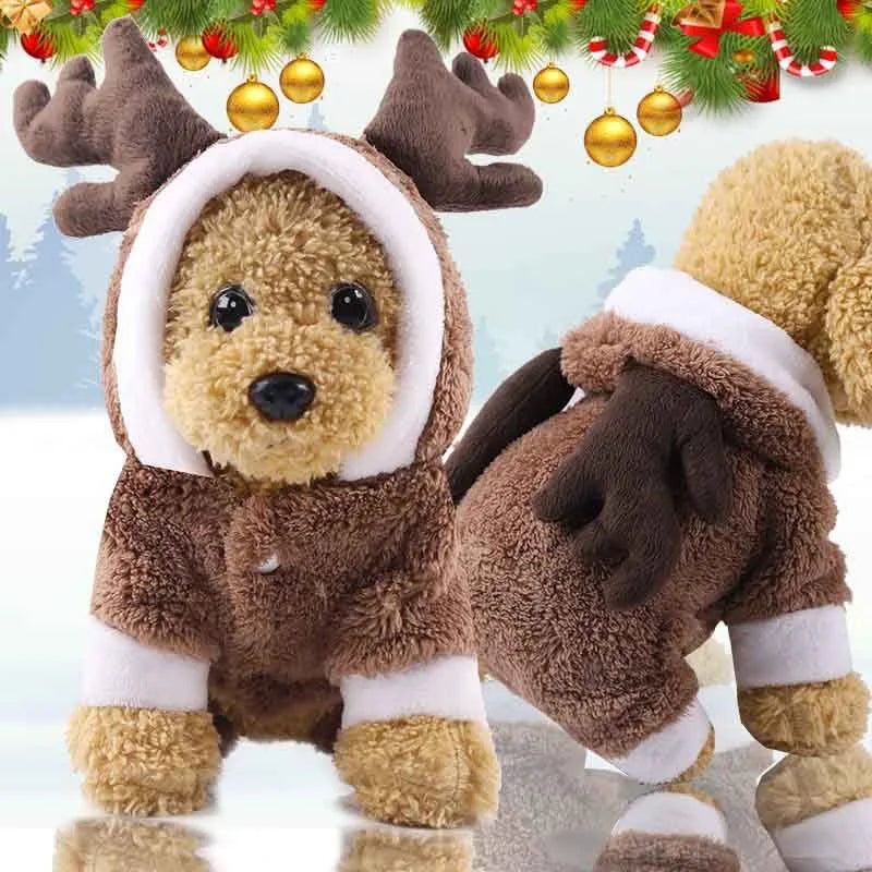 Christmas Snowman Dog Costume – Festive Holiday Outfit for Small & Medium Dogs