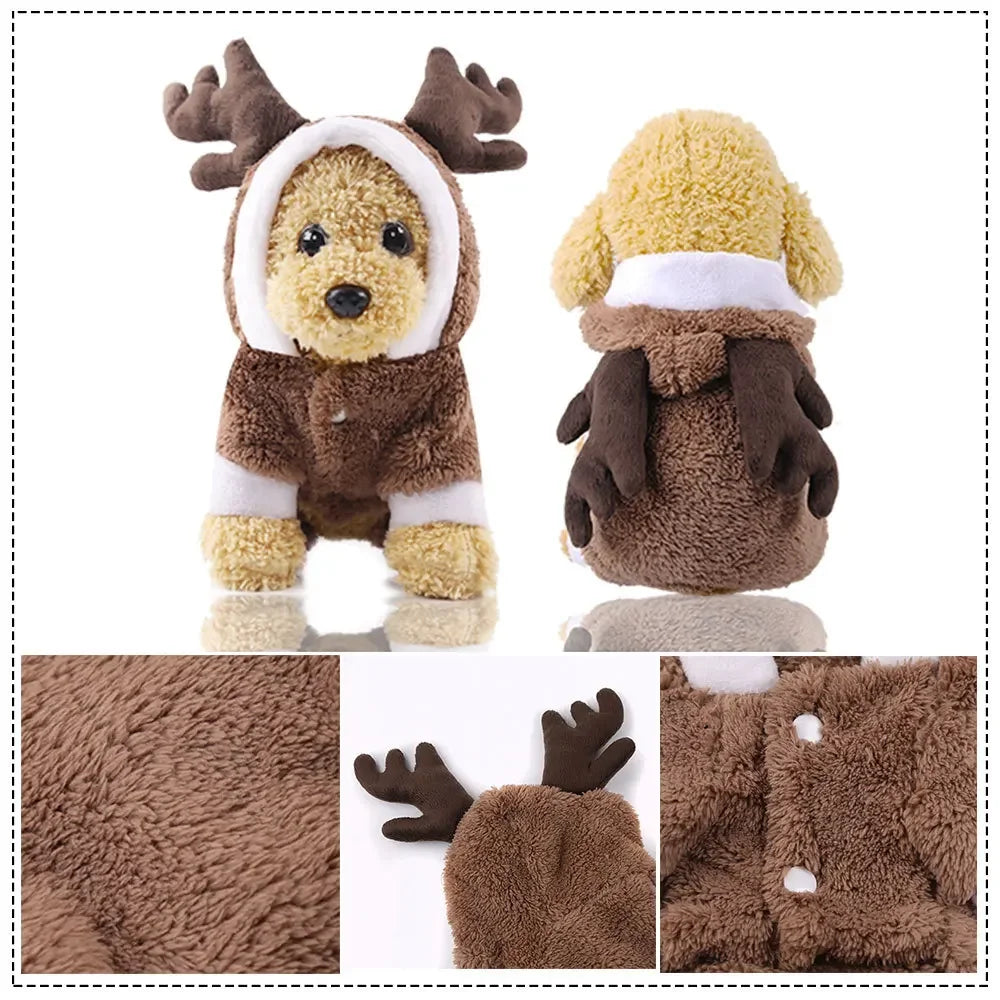 Christmas Snowman Dog Costume – Festive Holiday Outfit for Small & Medium Dogs